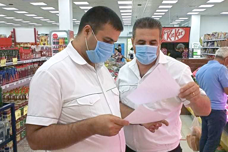 ИОБПП провела воскресные проверки в крупных магазинах в административном районе Аван Еревана