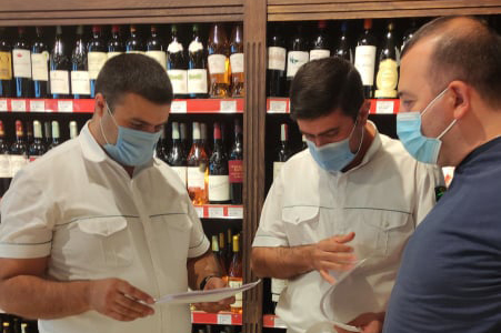Inspectors of FSIB Yerevan Center today inspected large stores in Shengavit administrative district